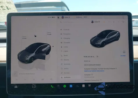 2023 Tesla Model 3 Rear-Wheel Drive z USA, uszkodzony, nr VIN 5YJ3E1EA4PF461624